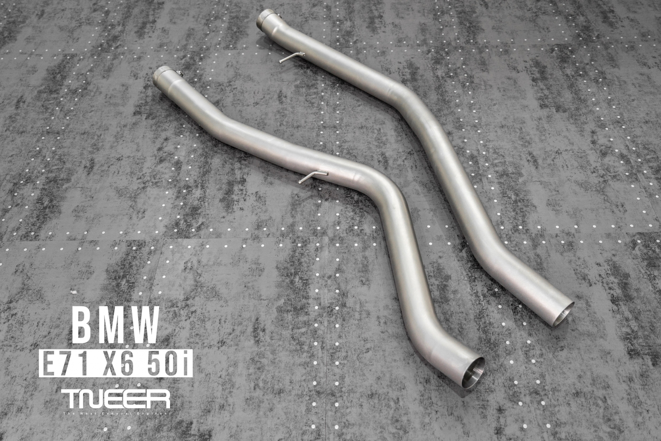 BMW E90 M3 TNEER Exhaust System with TACS and Quad Silver Tips