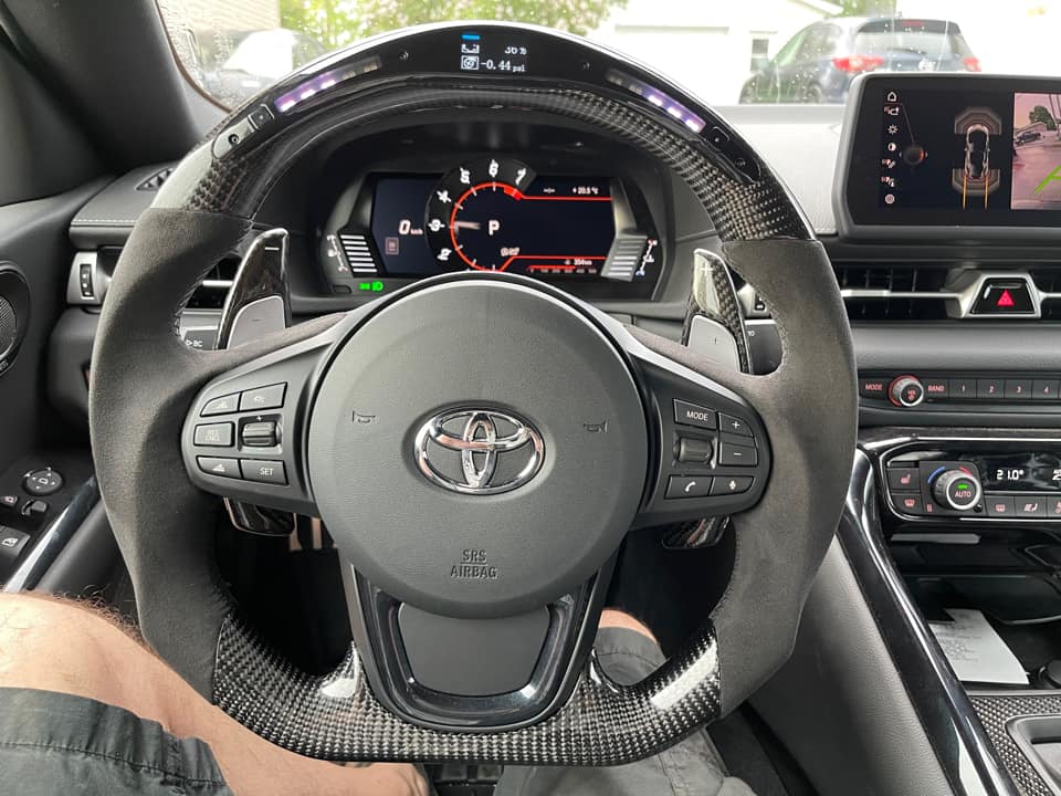 Carbon Fibre Steering Wheel – Toyota Supra A90