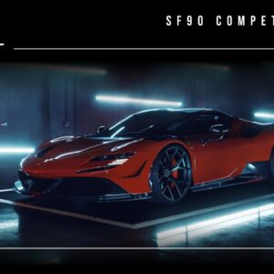 Ferrari SF90 - RYFT Carbon Fibre Vented Engine Cover