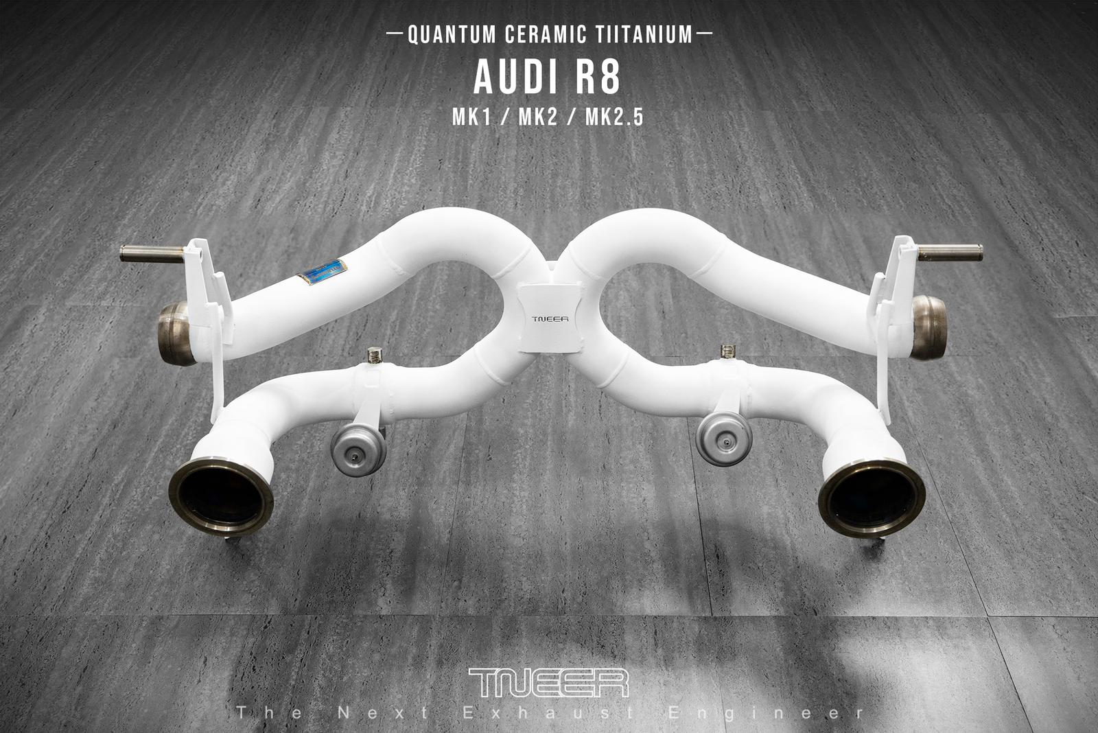 AUDI R8 (MK1.5) V8 TNEER Titanium Special Edition Quantum Ceramic Race Exhaust (Non-Valvetronic)