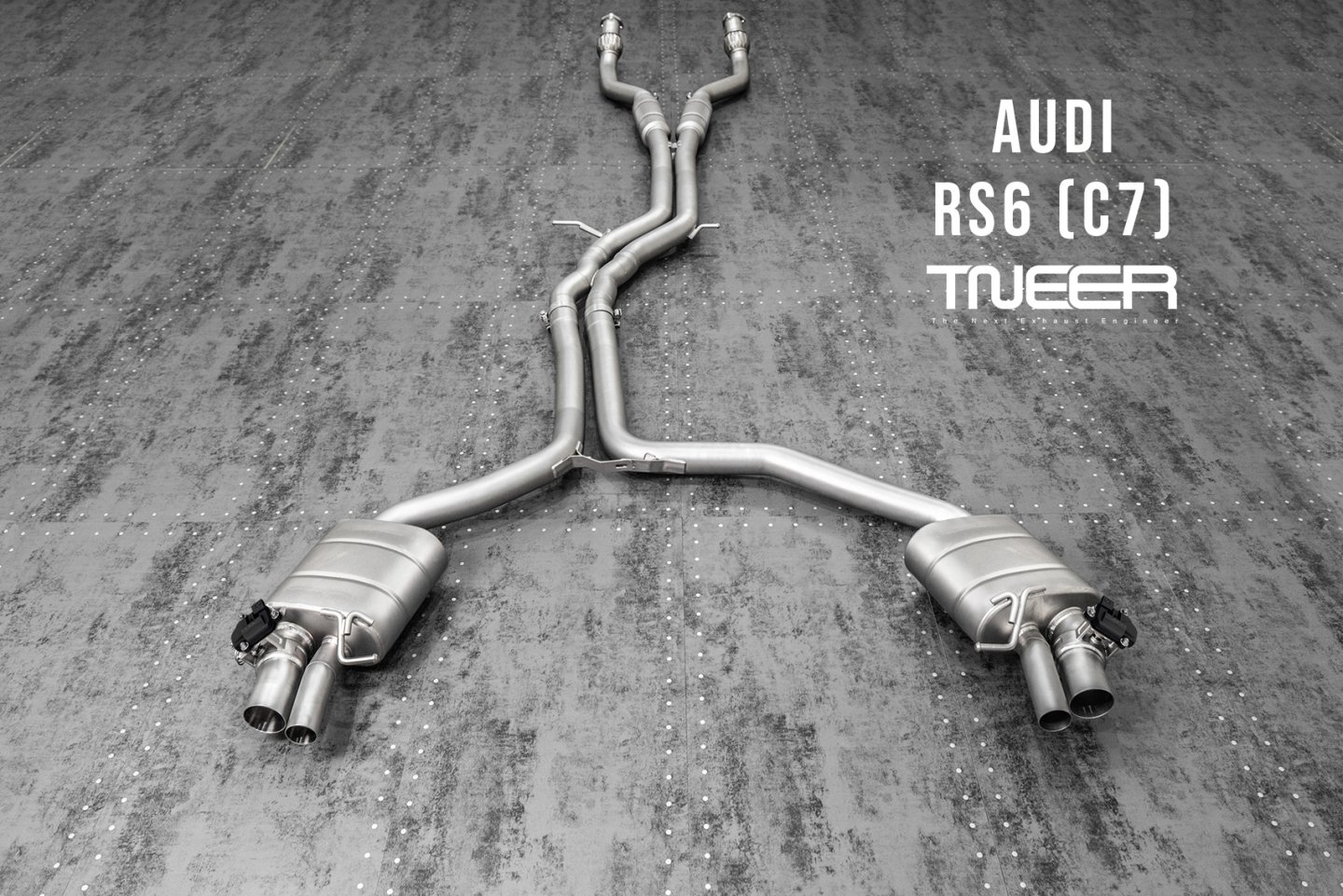 Audi RS3 (8V.1) Sportback 2.5 TFSI TNEER Exhaust System with TACS and Hand Crafted Dual Silver Tips