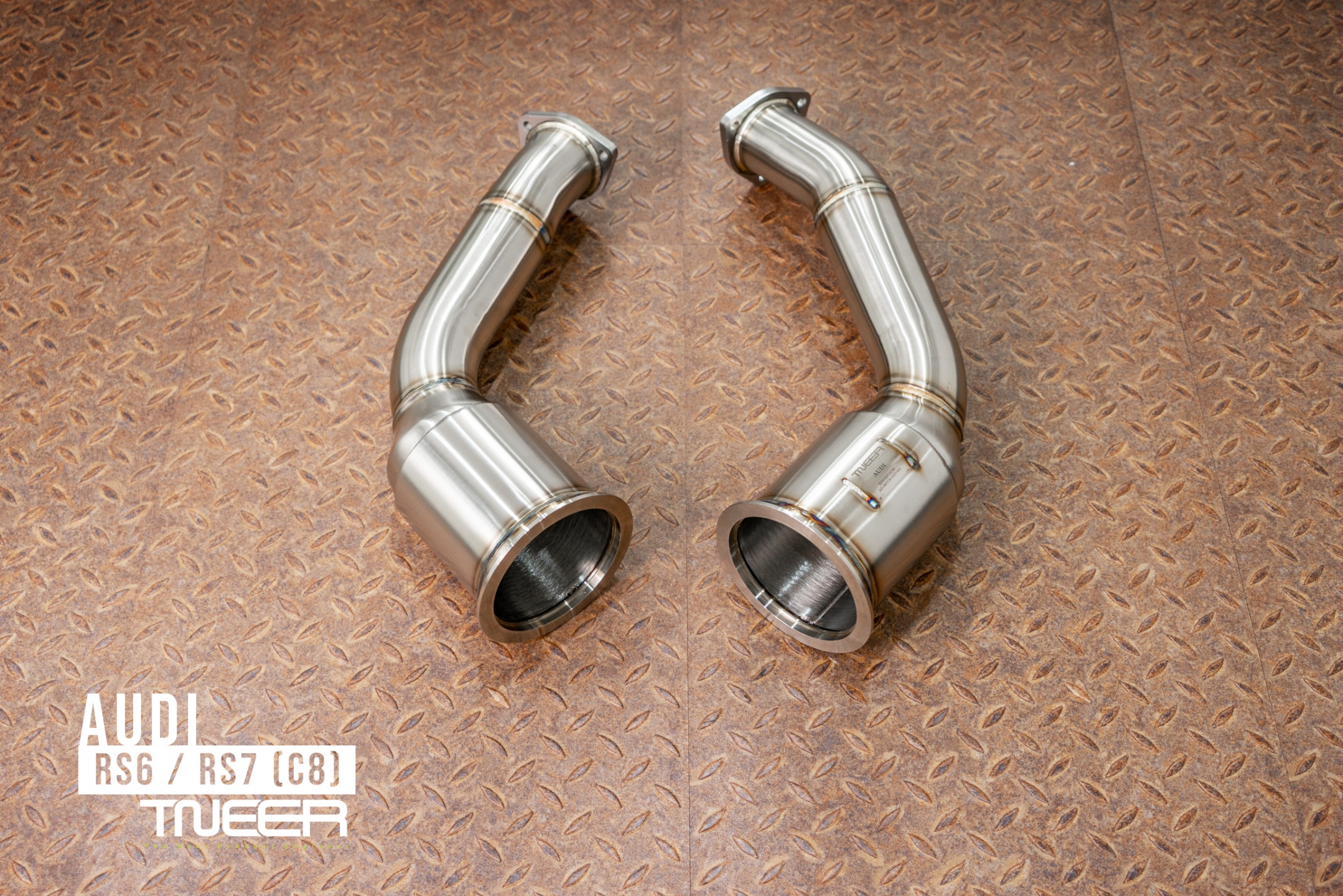 Audi RS6 (C8) 4.0 TFSI V8 TNEER Exhaust System with Dual Silver Tips