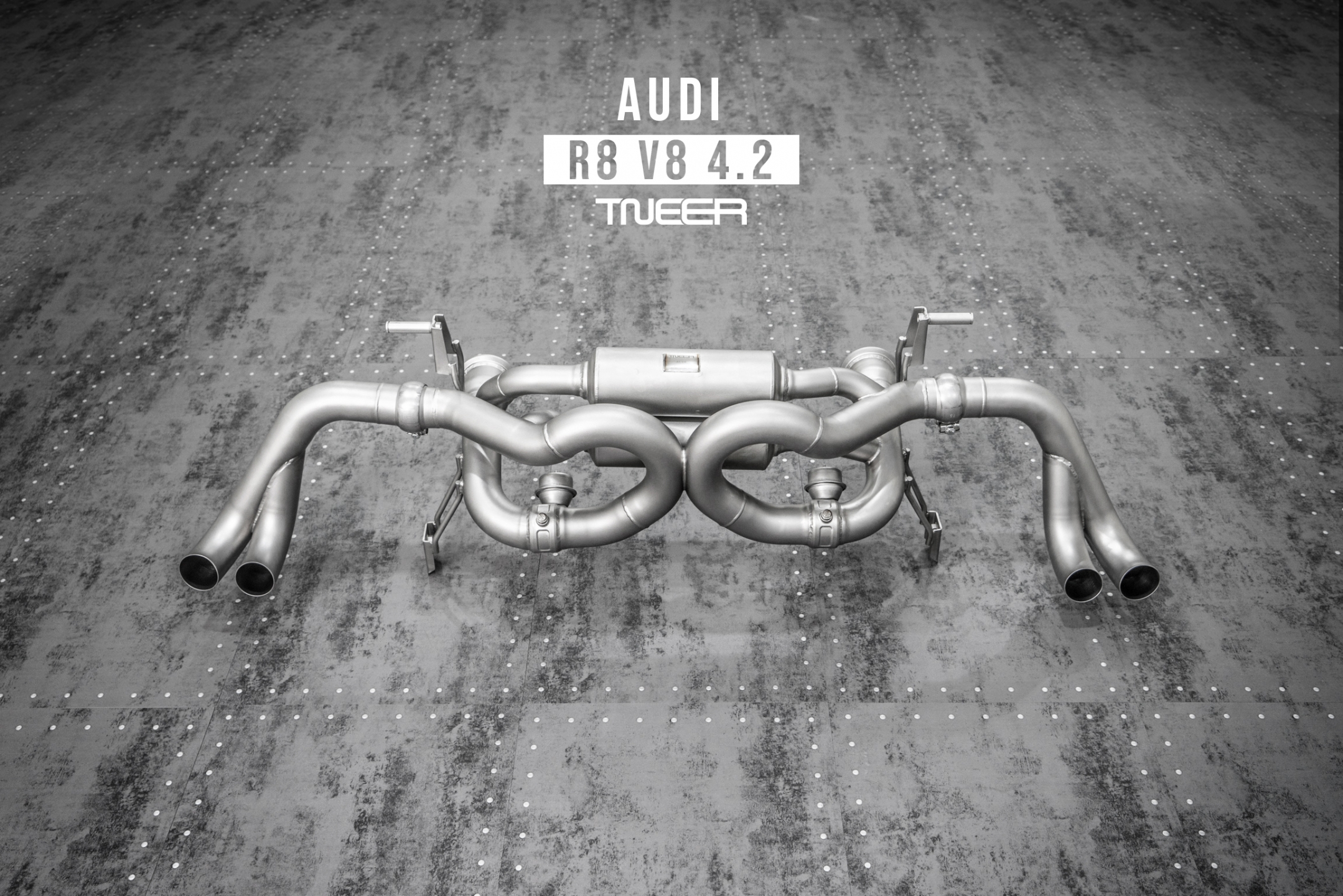 Audi R8 (MK1) V8 TNEER Valvetronic Rear Mufflers Exhaust System