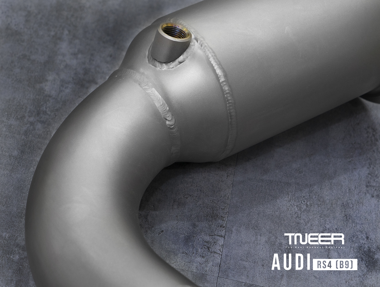 Audi RS4 (B9) TNEER Exhaust System with Dual Silver Tips
