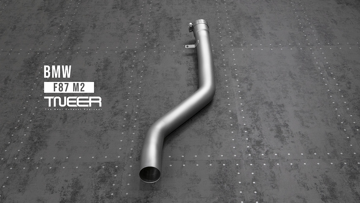 BMW F87 M2 TNEER Exhaust System with Quad Silver Tips