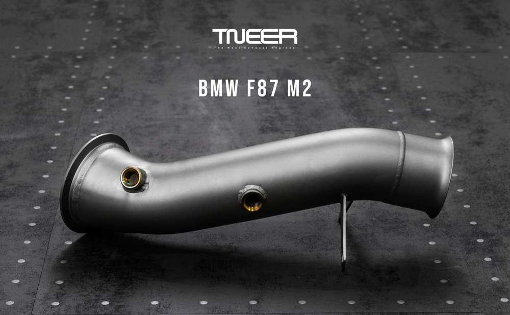 BMW F87 M2 TNEER Exhaust System with Quad Silver Tips