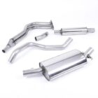 RESONATED (QUIETER) MANIFOLD-BACK EXHAUST SYSTEM WITH POLISHED TIP (FOR OE MANIFOLD)