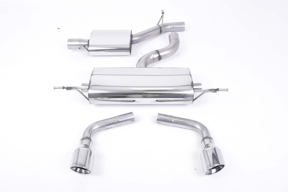 Audi TT(Mk2) Milltek Cat-Back Exhaust Systems with Dual Polished Trims
