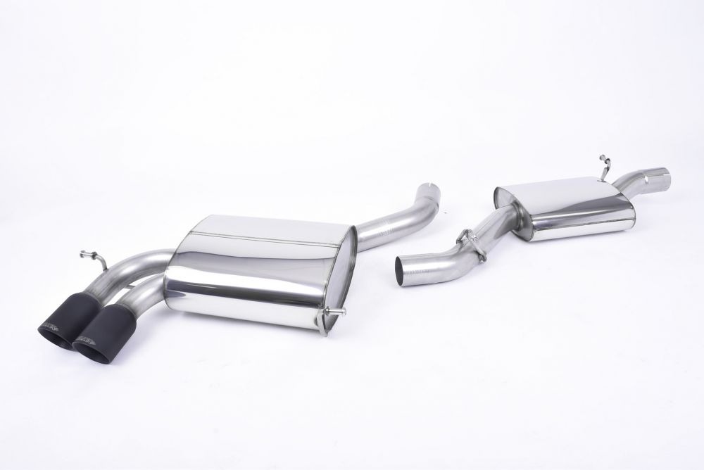 CAT-BACK EXHAUST SYSTEM WITH CERAMIC BLACK TRIMS