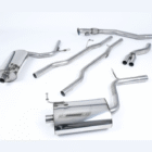 NON-RESONATED (LOUDER) CAT-BACK EXHAUST SYSTEM WITH GT100 TRIMS (FOR MANUAL MODELS)