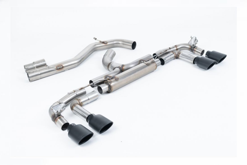 Milltek Audi S3 Non-Resonated (Loudest) Cat-Back Exhaust Systems – 80mm