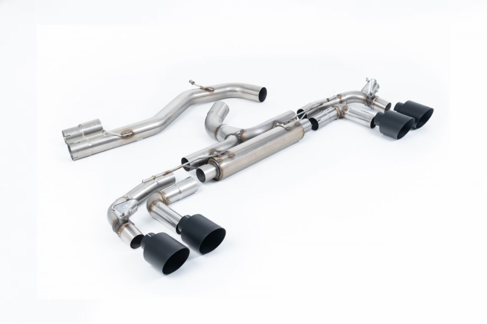 Milltek Audi S3 Non-Resonated (Loudest) Cat-Back Exhaust Systems – 80mm