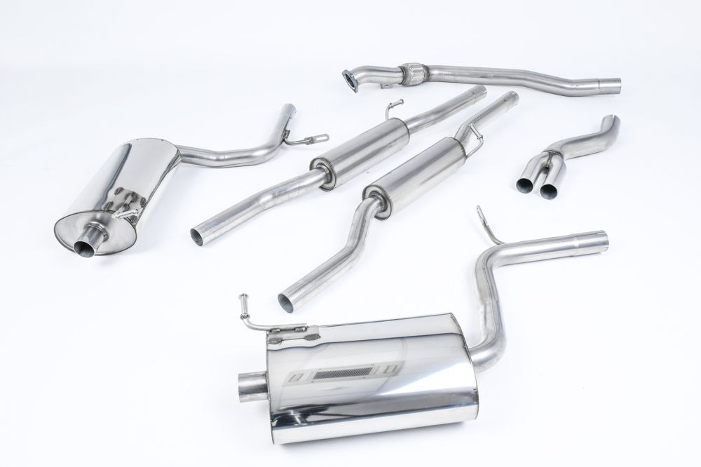 Audi TT(Mk2) Milltek Cat-Back Exhaust Systems with Dual Polished Trims