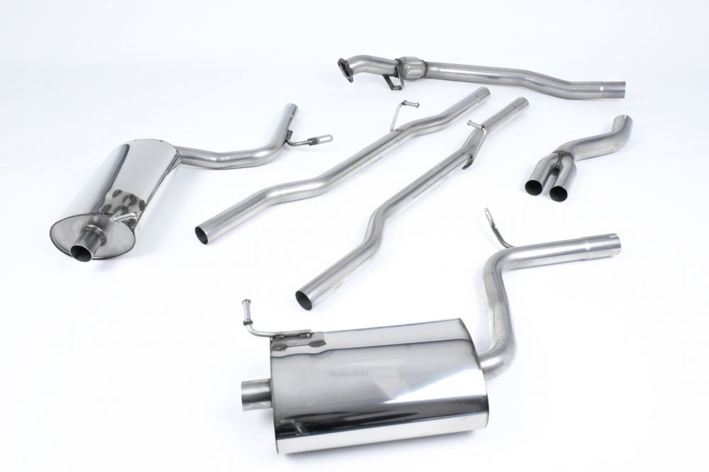 AT-BACK EXHAUST SYSTEM WITH 100MM TRIMS
