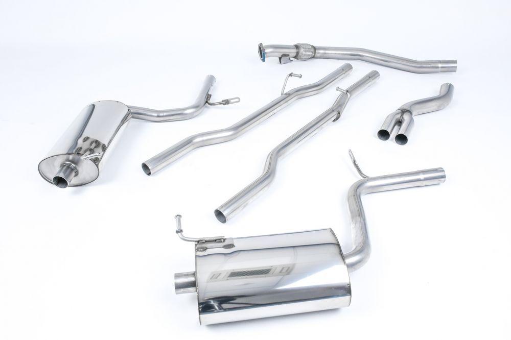 Audi A4 (B7) Cat-Back Exhaust System with Polished Trims
