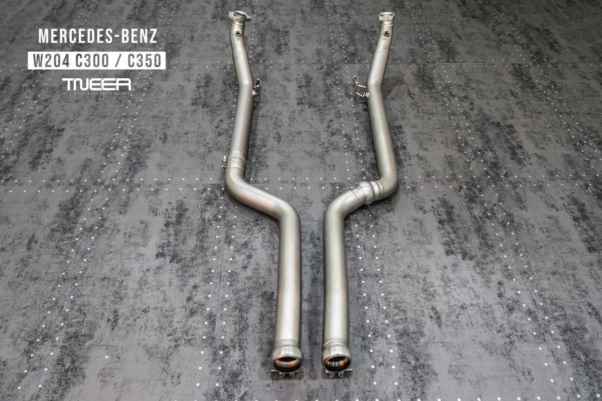 Mercedes-Benz W204 C300 High-Performance TNEER Downpipes