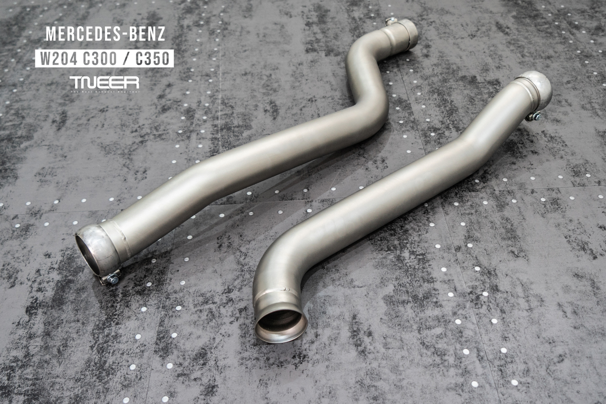 Mercedes-Benz W204 C300 High-Performance TNEER Downpipes
