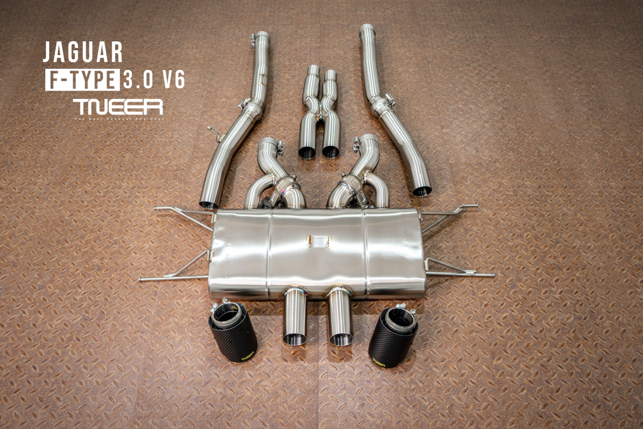 Jaguar F-Pace V6 3.0 TNEER High-Performance Downpipes
