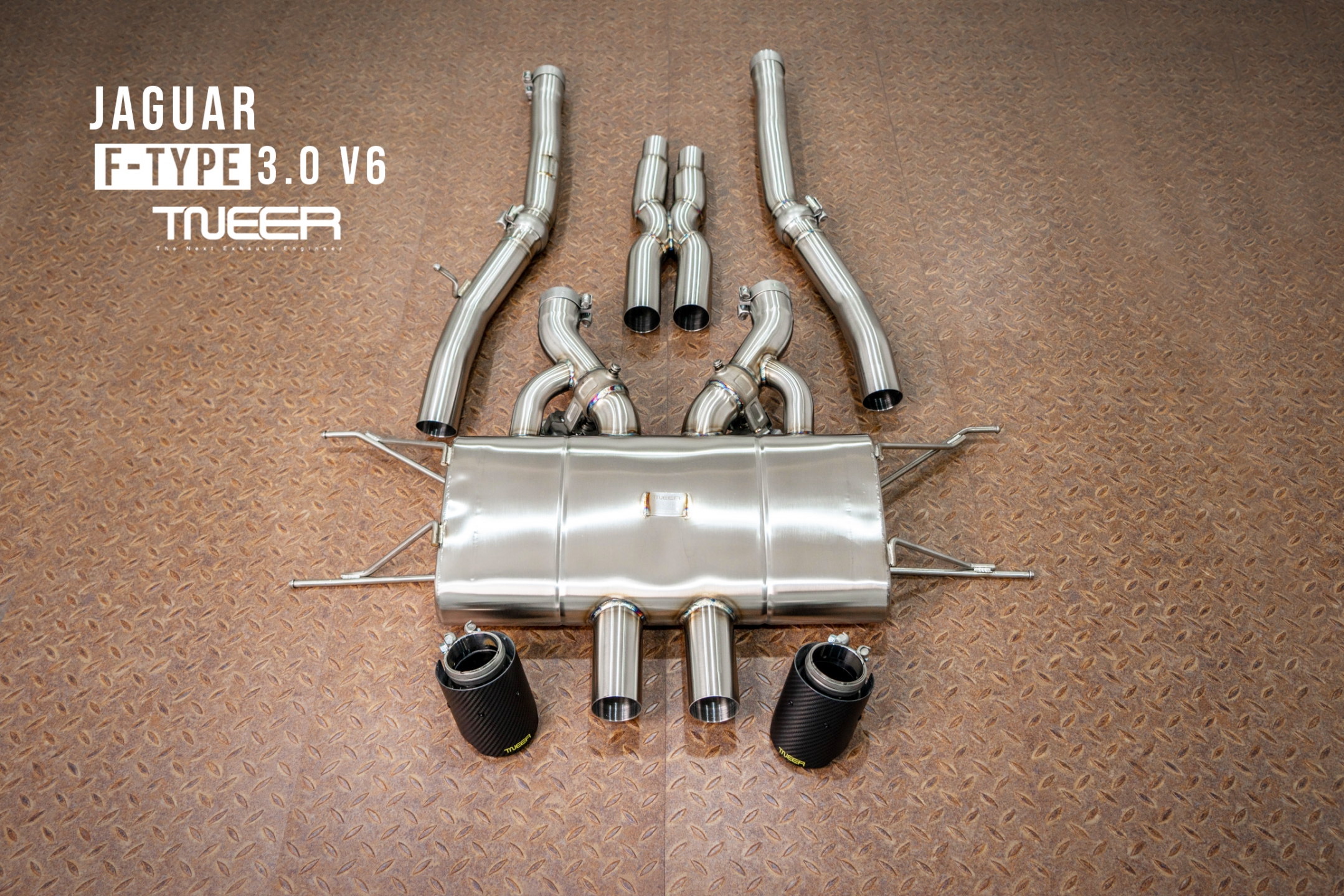 Audi RS4 (B8) Cat-Back Exhaust System With OE Tips
