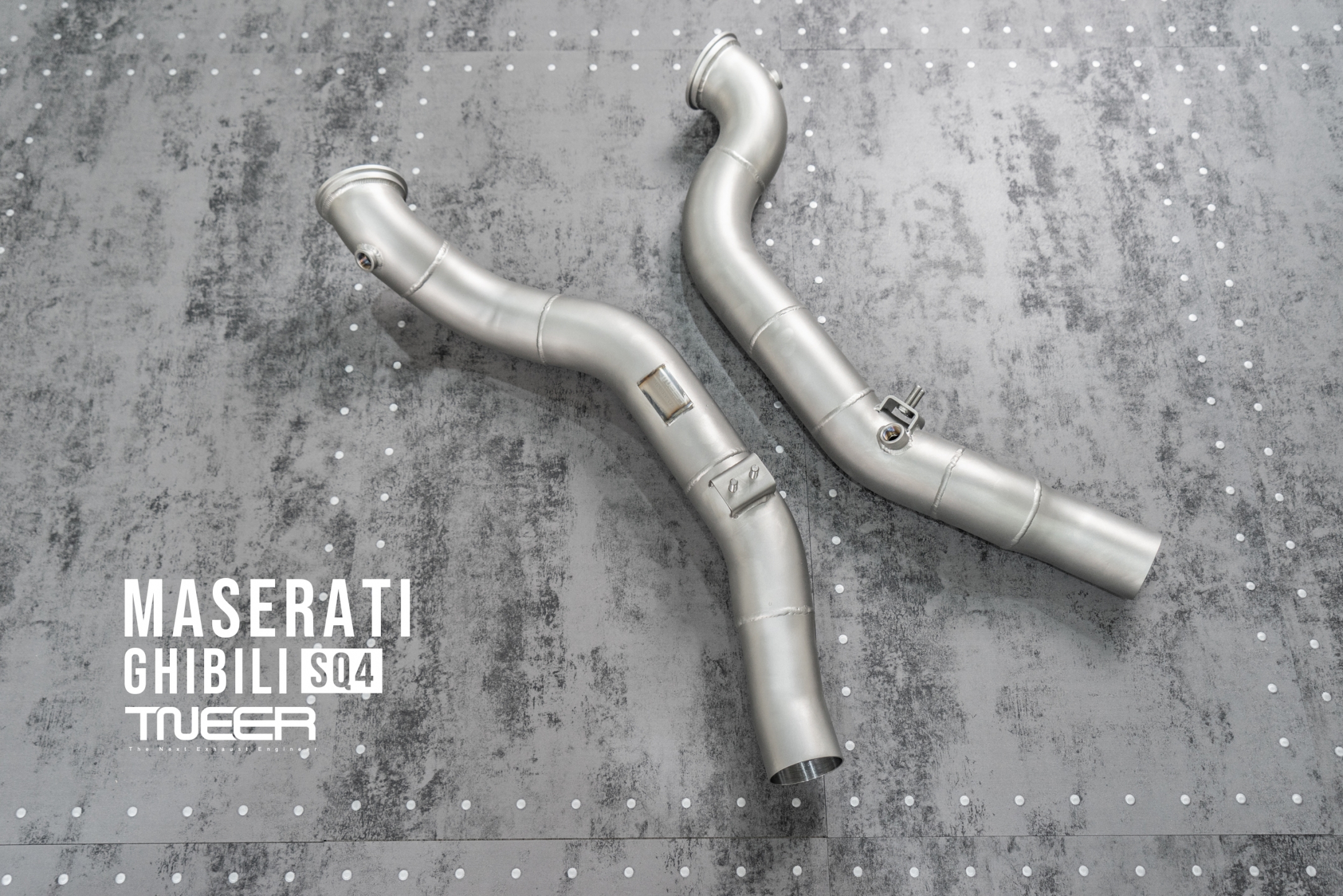 Maserati Ghibli S/SQ4 TNEER High-Performance Downpipes