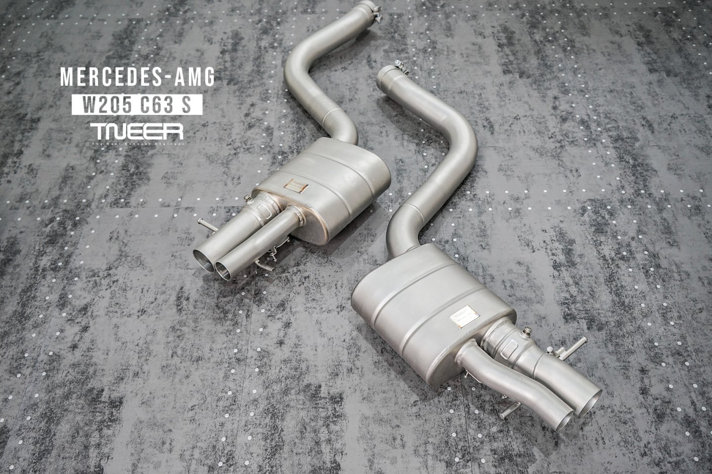 Mercedes-AMG W205 C63s TNEER Performance Exhaust System with AMG Sport Exhaust