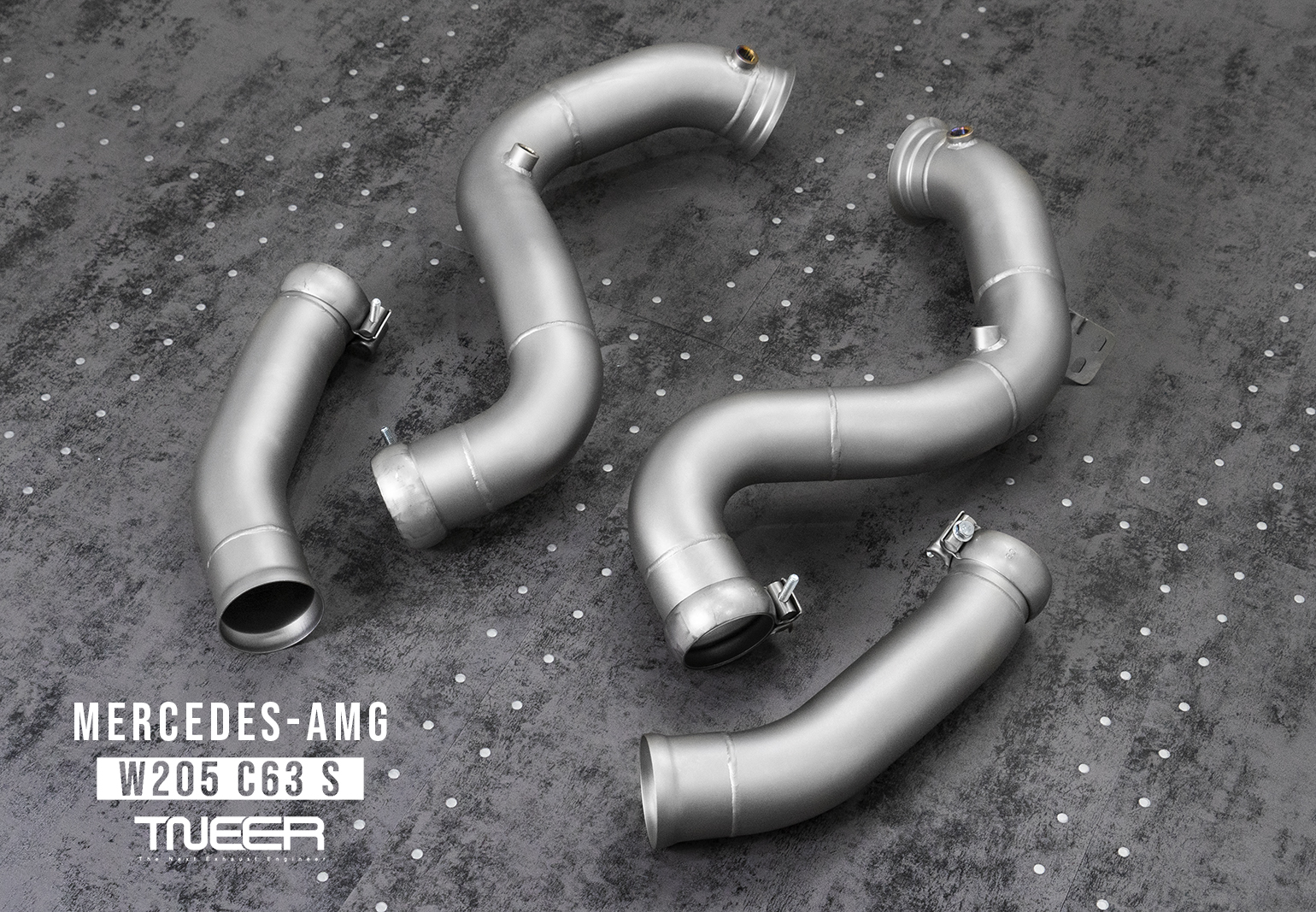 Mercedes-AMG W205 C63s TNEER Performance Exhaust System with AMG Sport Exhaust