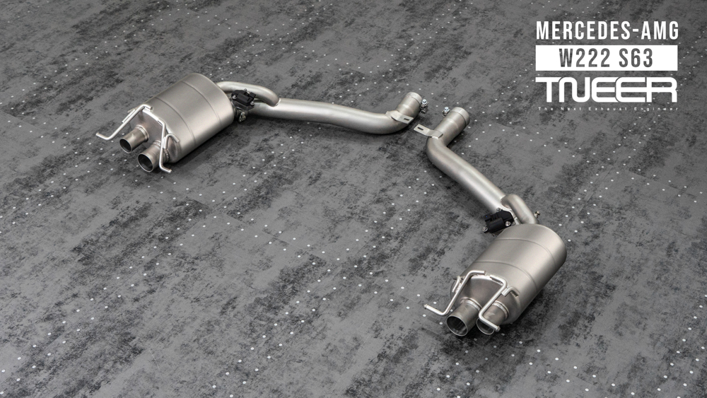 Mercedes-AMG W222 S63 TNEER Performance Exhaust System