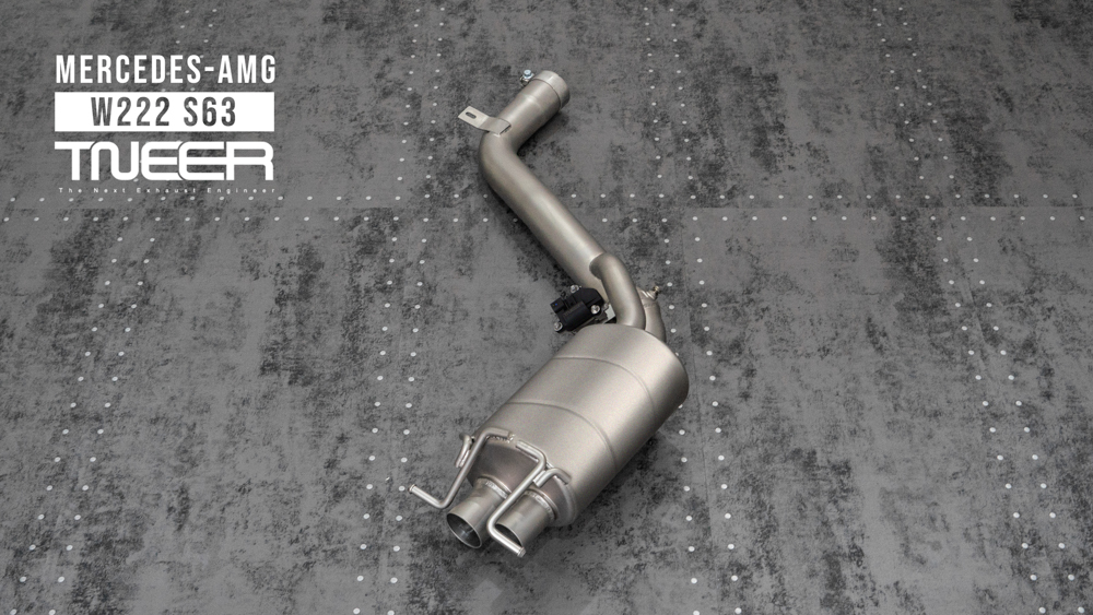 Mercedes-AMG W222 S63 TNEER Performance Exhaust System