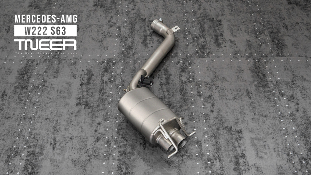 Mercedes-AMG W222 S63 TNEER Performance Exhaust System