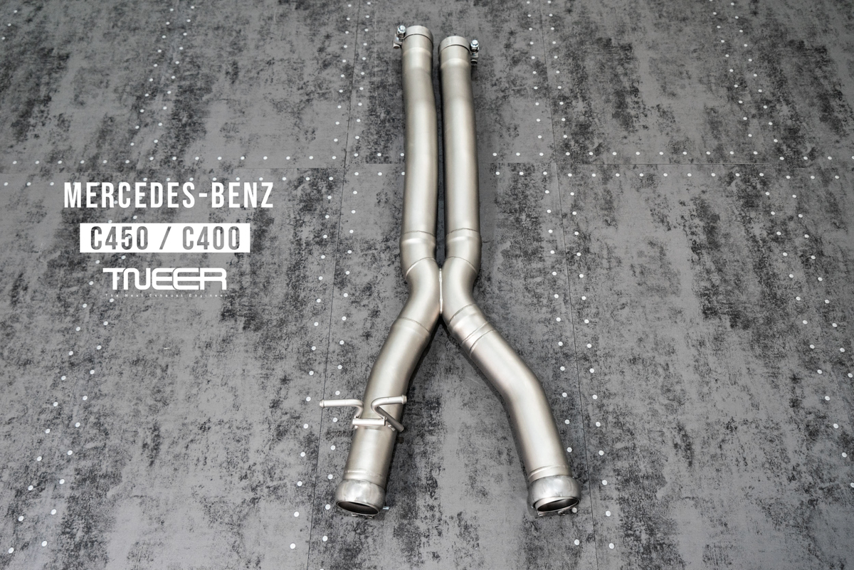 Mercedes-Benz W205 C400 / C450 High-Performance TNEER Downpipes