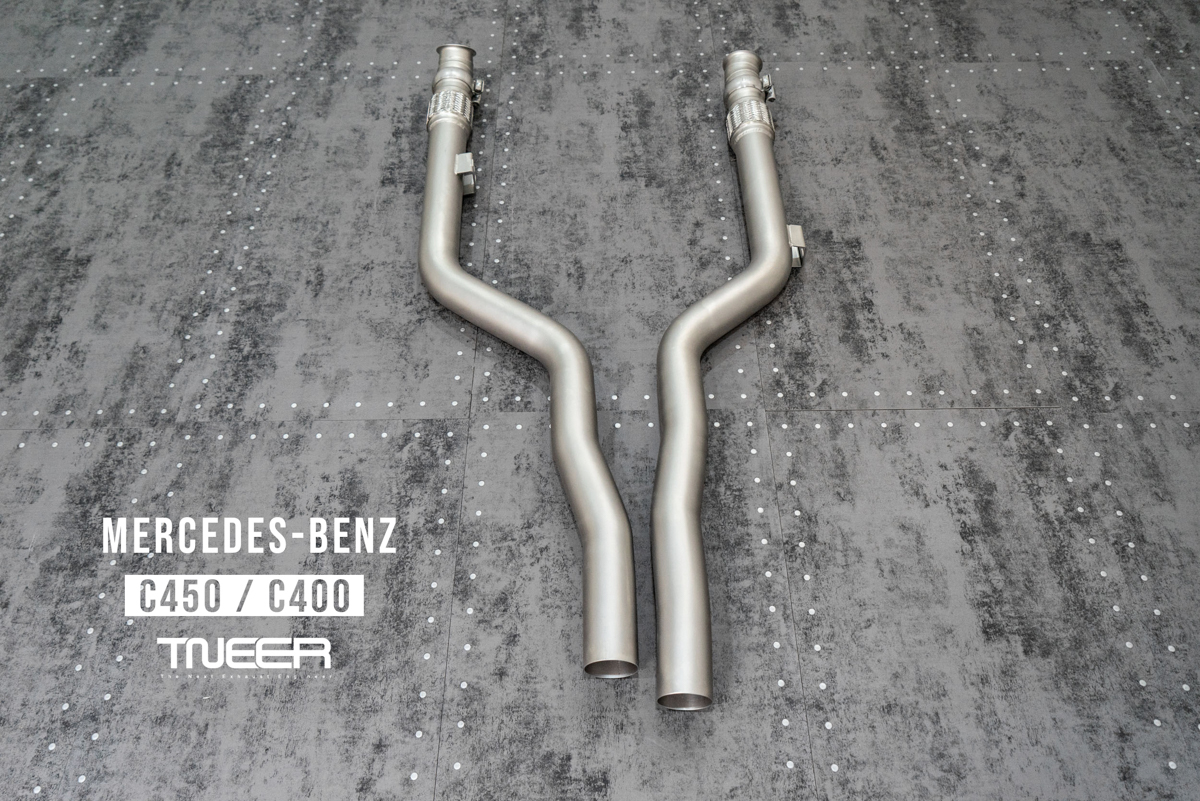 Mercedes-Benz W205 C400 / C450 High-Performance TNEER Downpipes