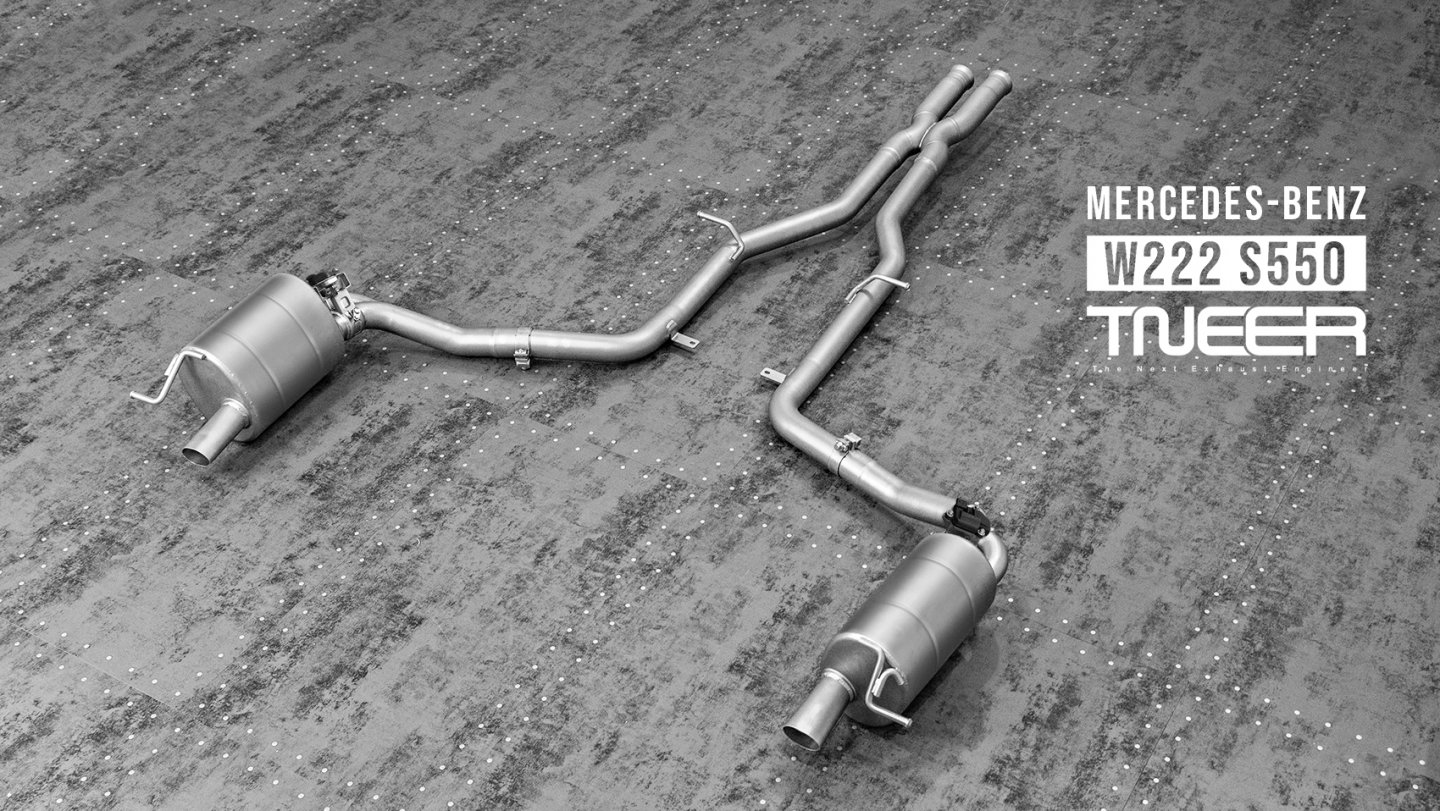 Mercedes-Benz W222 S550 4.7T TNEER High-Performance Downpipes