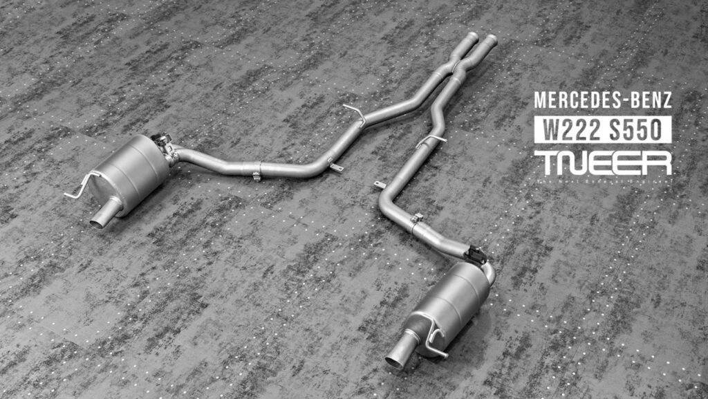 Mercedes-Benz W222 S550 4.7T TNEER Performance Exhaust System - Eldens ...