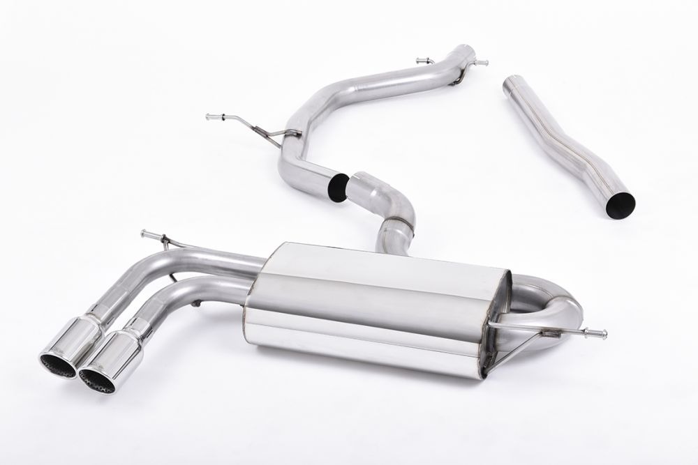 DPF-BACK EXHAUST SYSTEM WITH POLISHED TRIMS