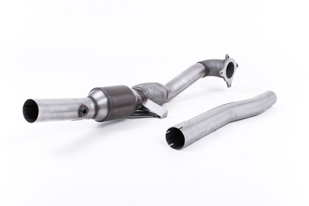 CAST LARGE BORE DOWNPIPE WITH HI-FLOW SPORTS CATALYST