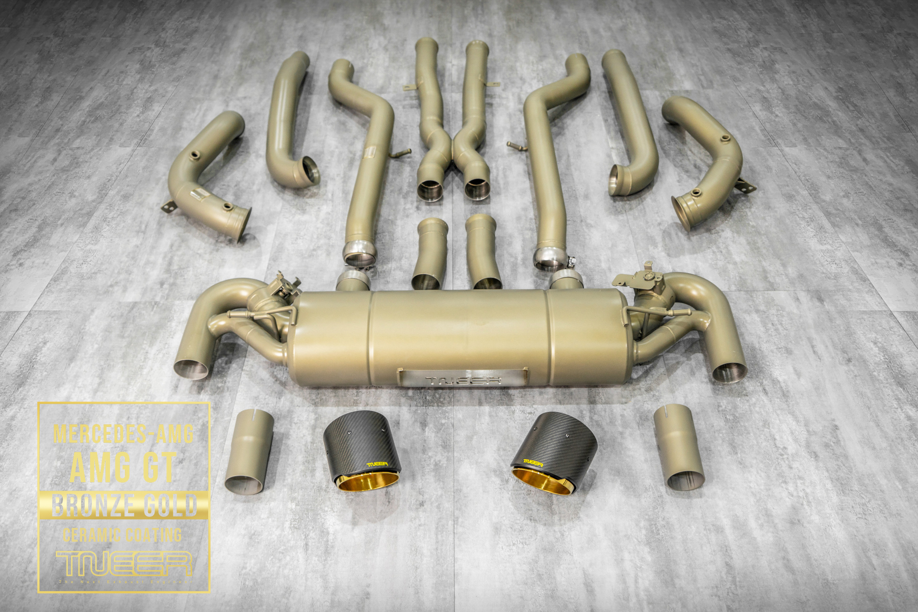 Mercedes-AMG C190 GT / GTS 4.0T TNEER Performance Exhaust System