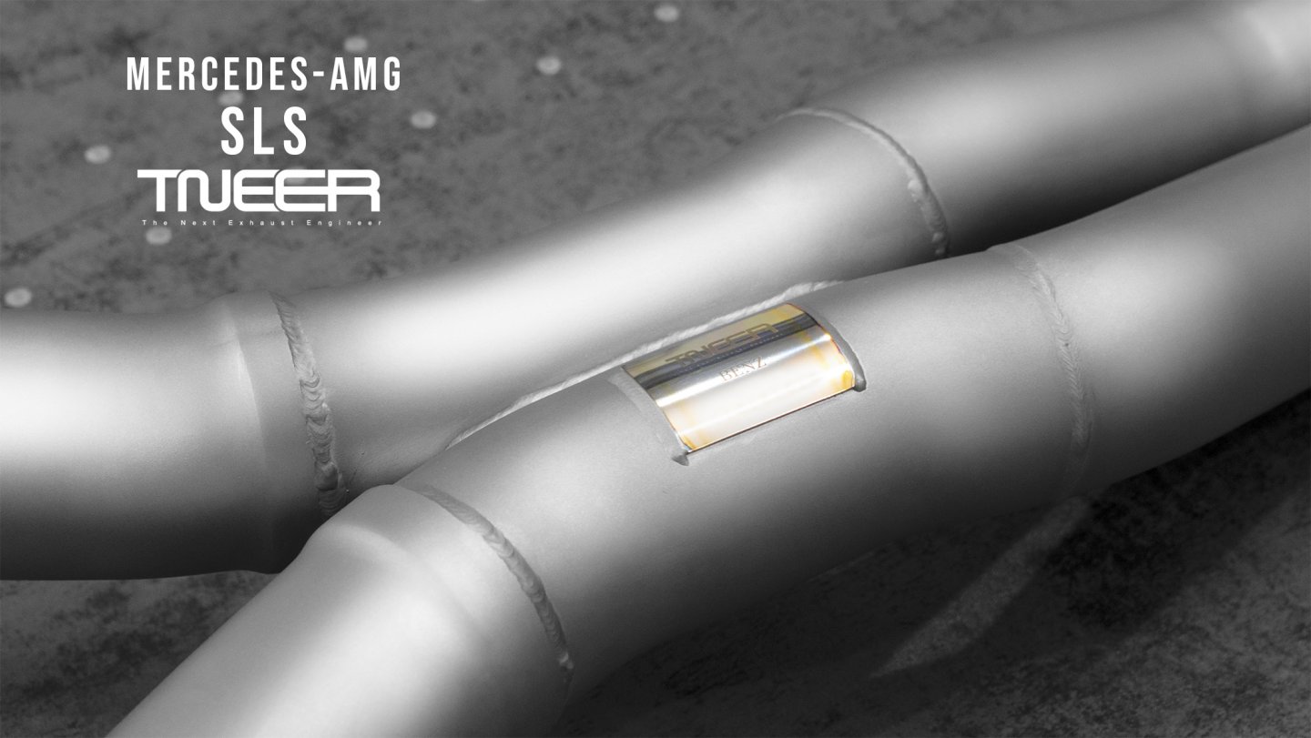 Mercedes-AMG C197 SLS TNEER Performance Exhaust System with Valvetronic Mufflers