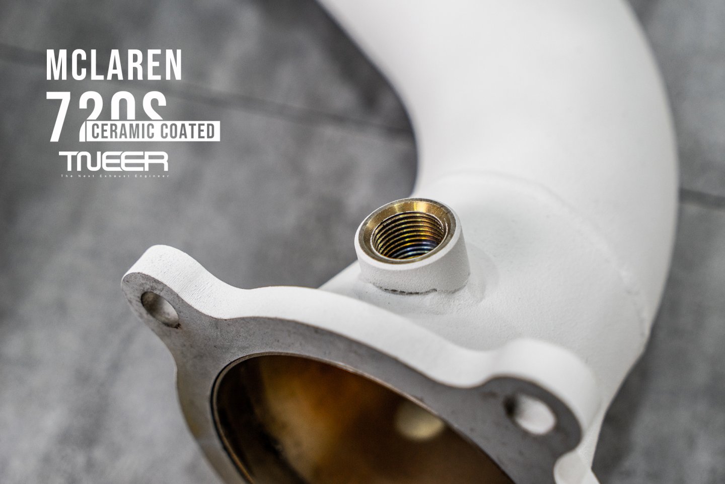 McLaren 720S TNEER Quantum Ceramic Coated Downpipes