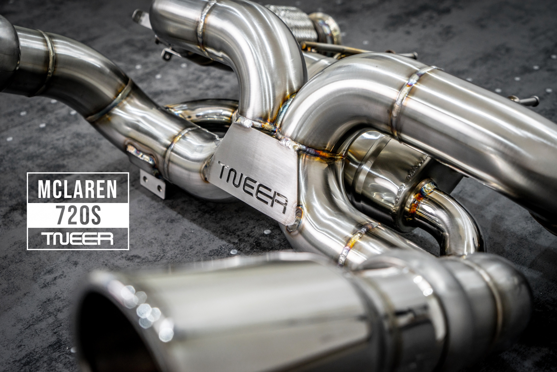 McLaren 720S TNEER Quantum Ceramic Coated Downpipes