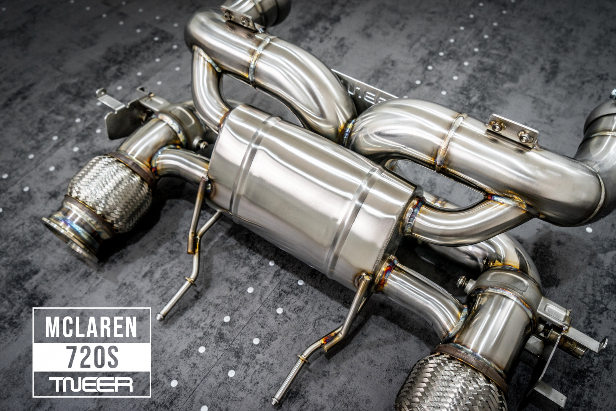 McLaren 720S TNEER Quantum Ceramic Coated Downpipes