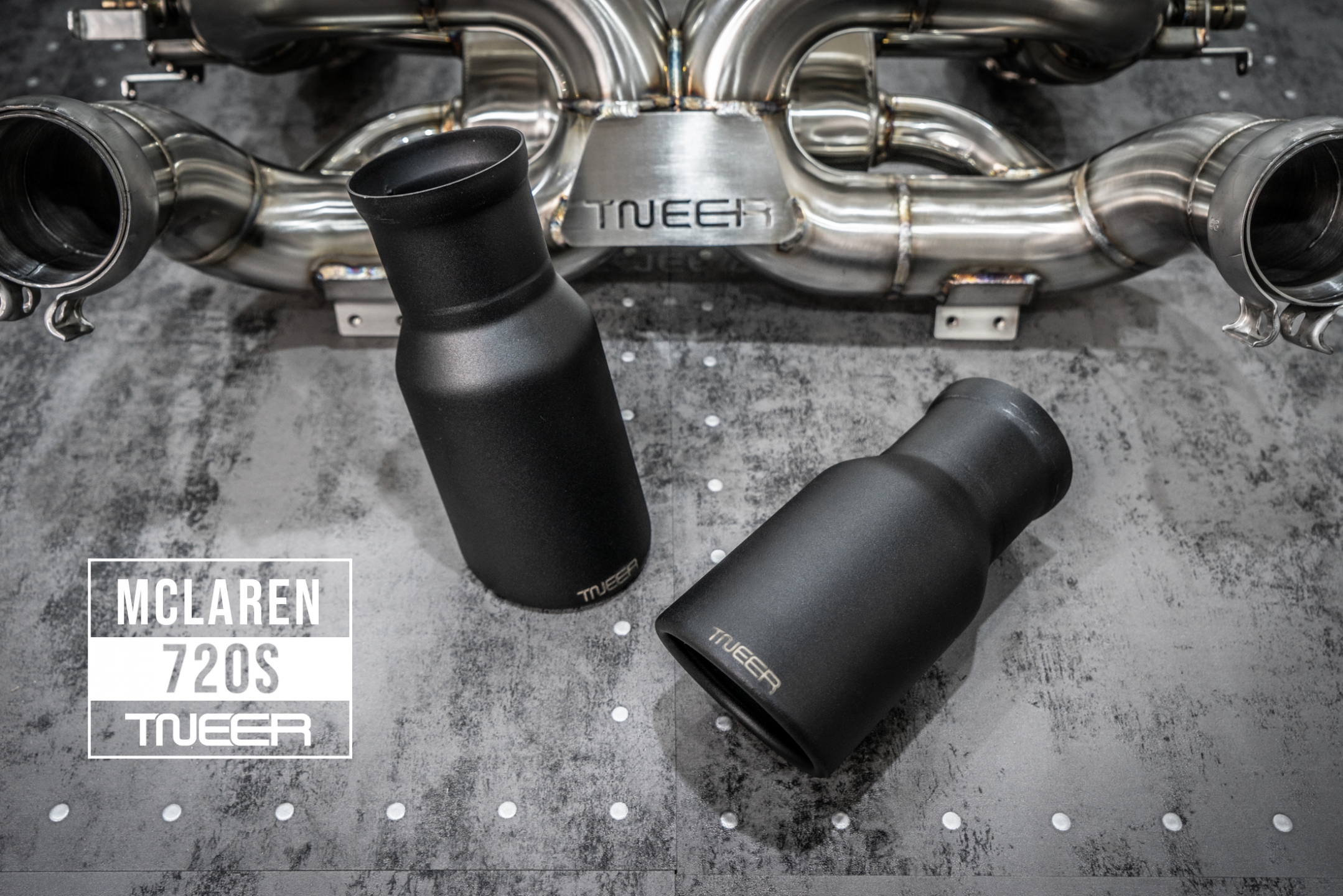 McLaren 720S TNEER Quantum Ceramic Coated Downpipes