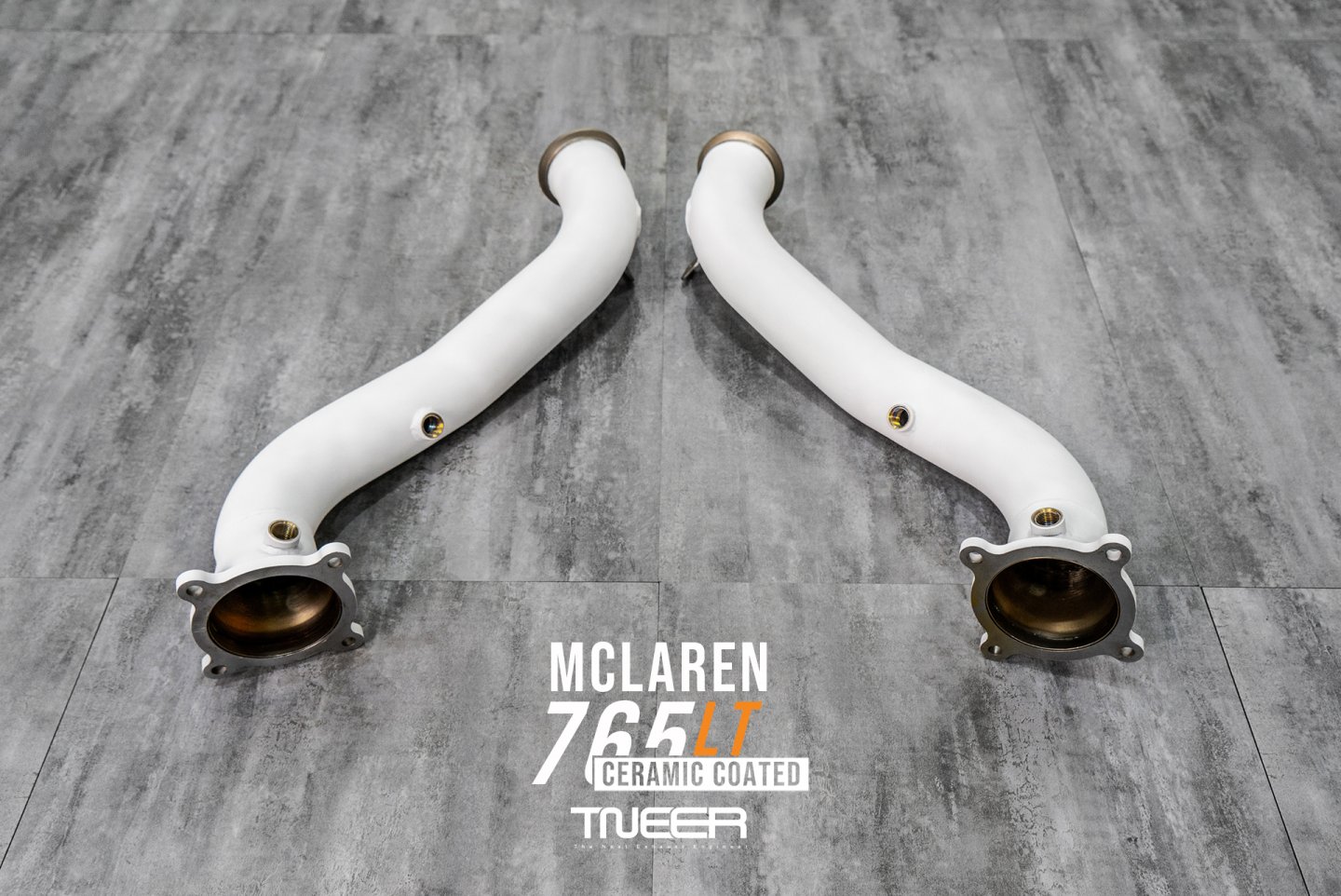 McLaren 765LT TNEER Quantum Ceramic Coated Downpipes