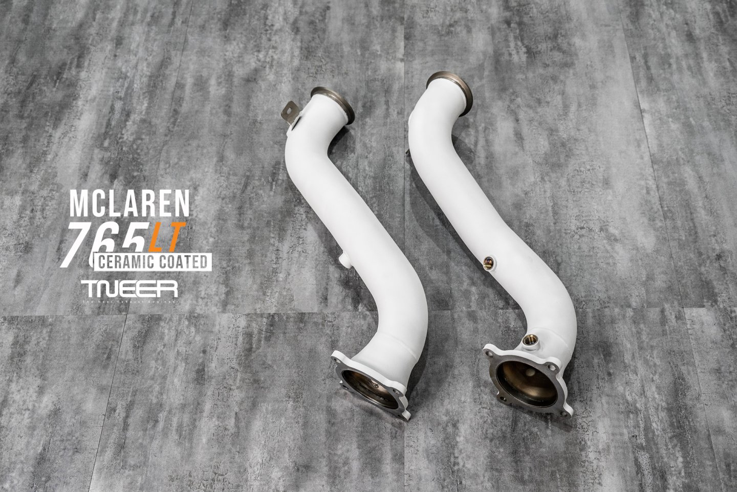 McLaren 765LT TNEER Quantum Ceramic Coated Downpipes