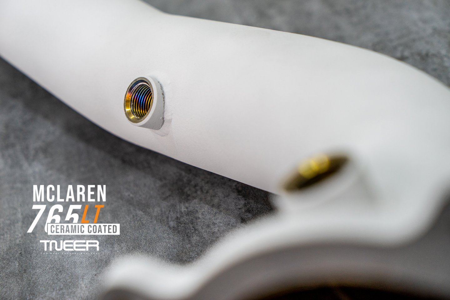 McLaren 765LT TNEER Quantum Ceramic Coated Downpipes