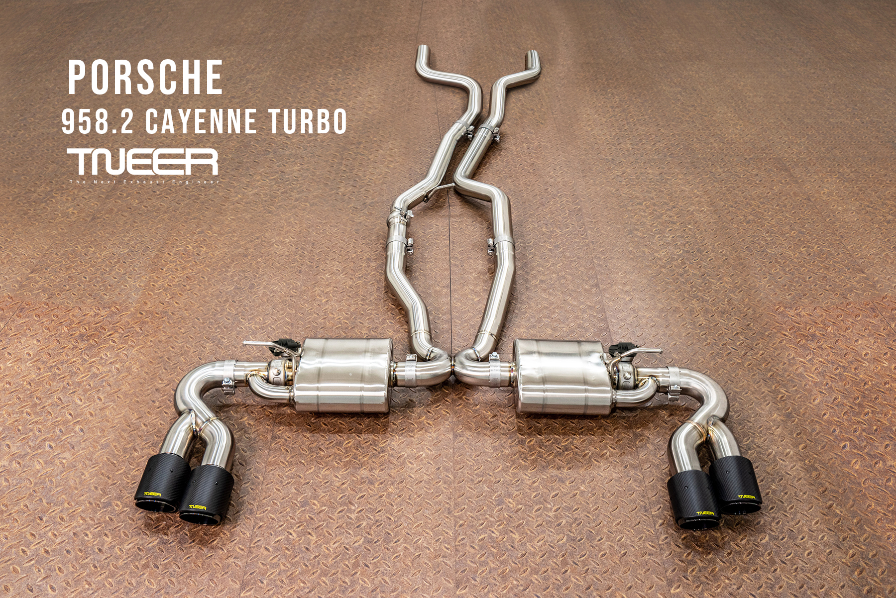 Porsche 958.2 Cayenne Turbo TNEER Performance Exhaust System