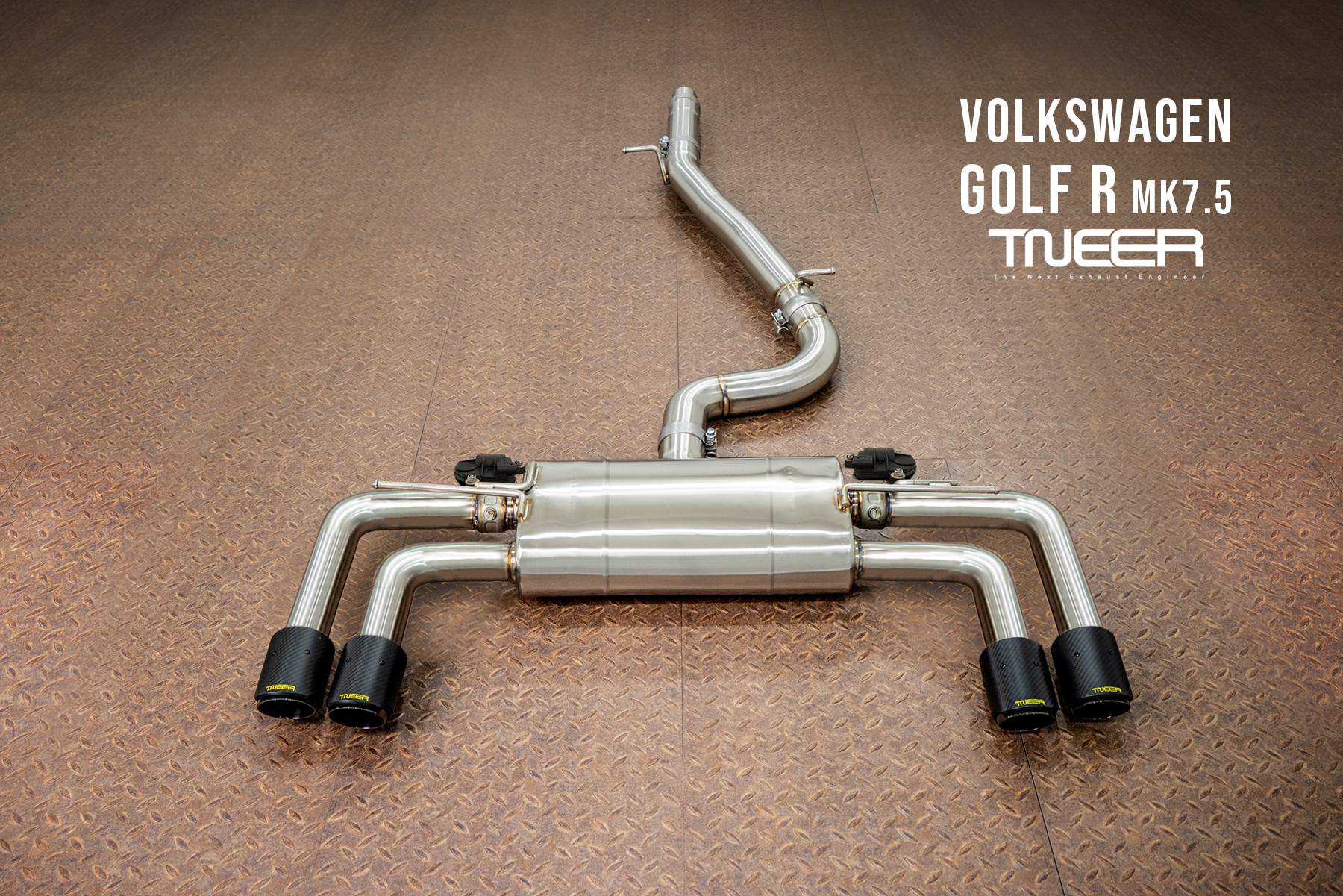 VW Golf R MK7.5 TNEER Performance Exhaust System