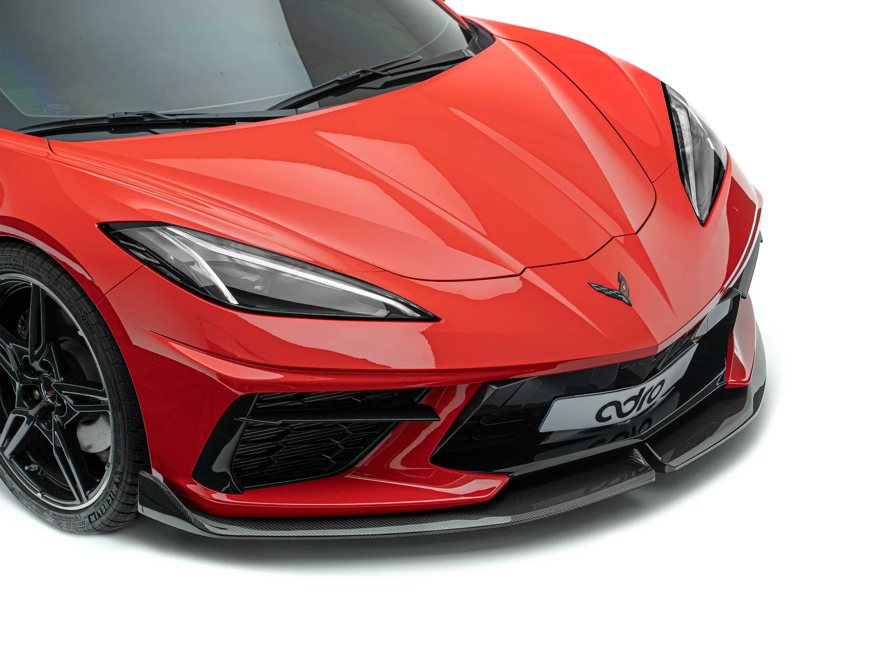 CORVETTE C8 ADRO PREPREG CARBON FIBER FRONT LIP