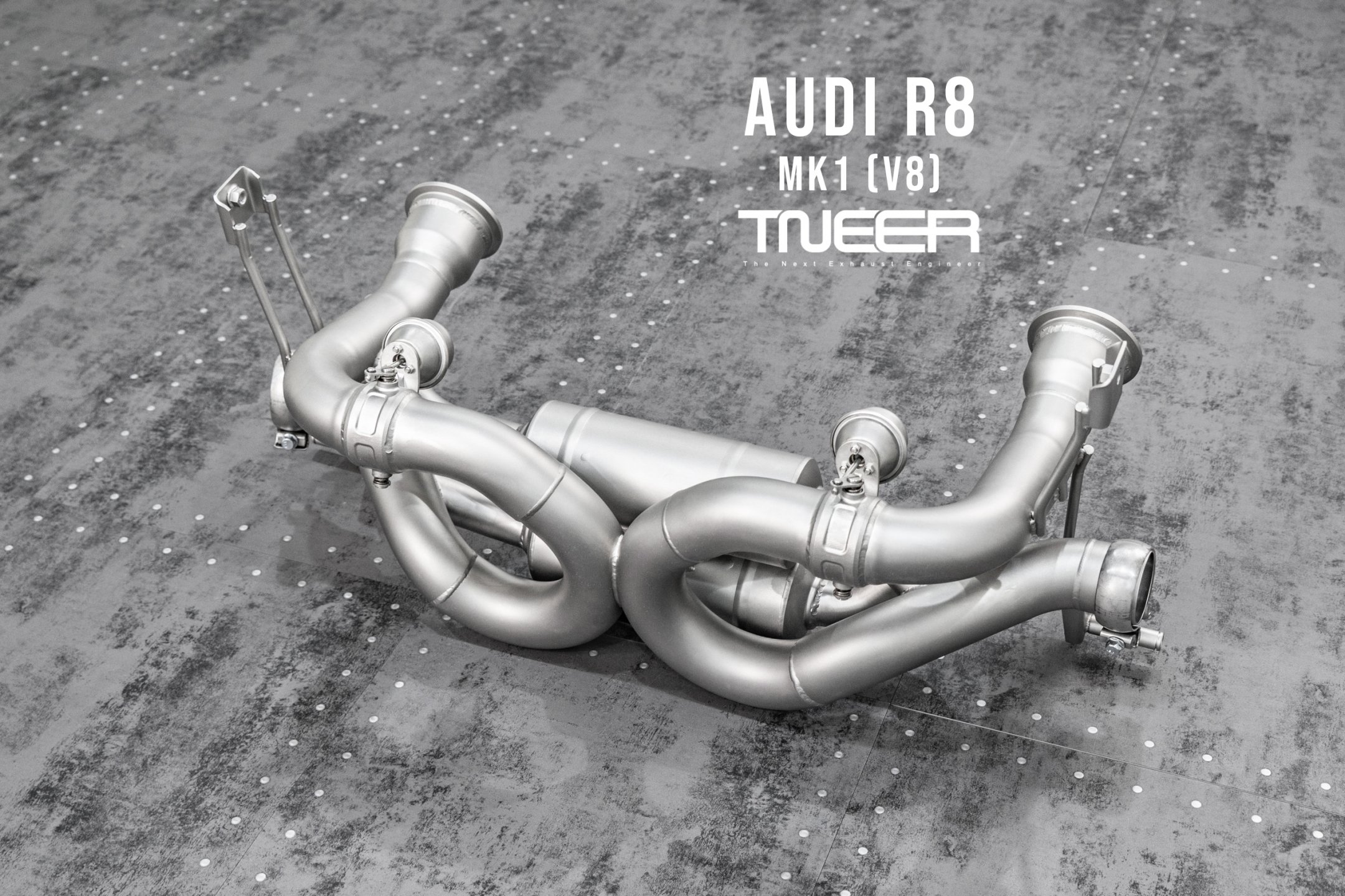 AUDI R8 MK1 V8 / V10 TNEER Quantum Ceramic Titanium Race Exhaust (Non-Valvetronic)