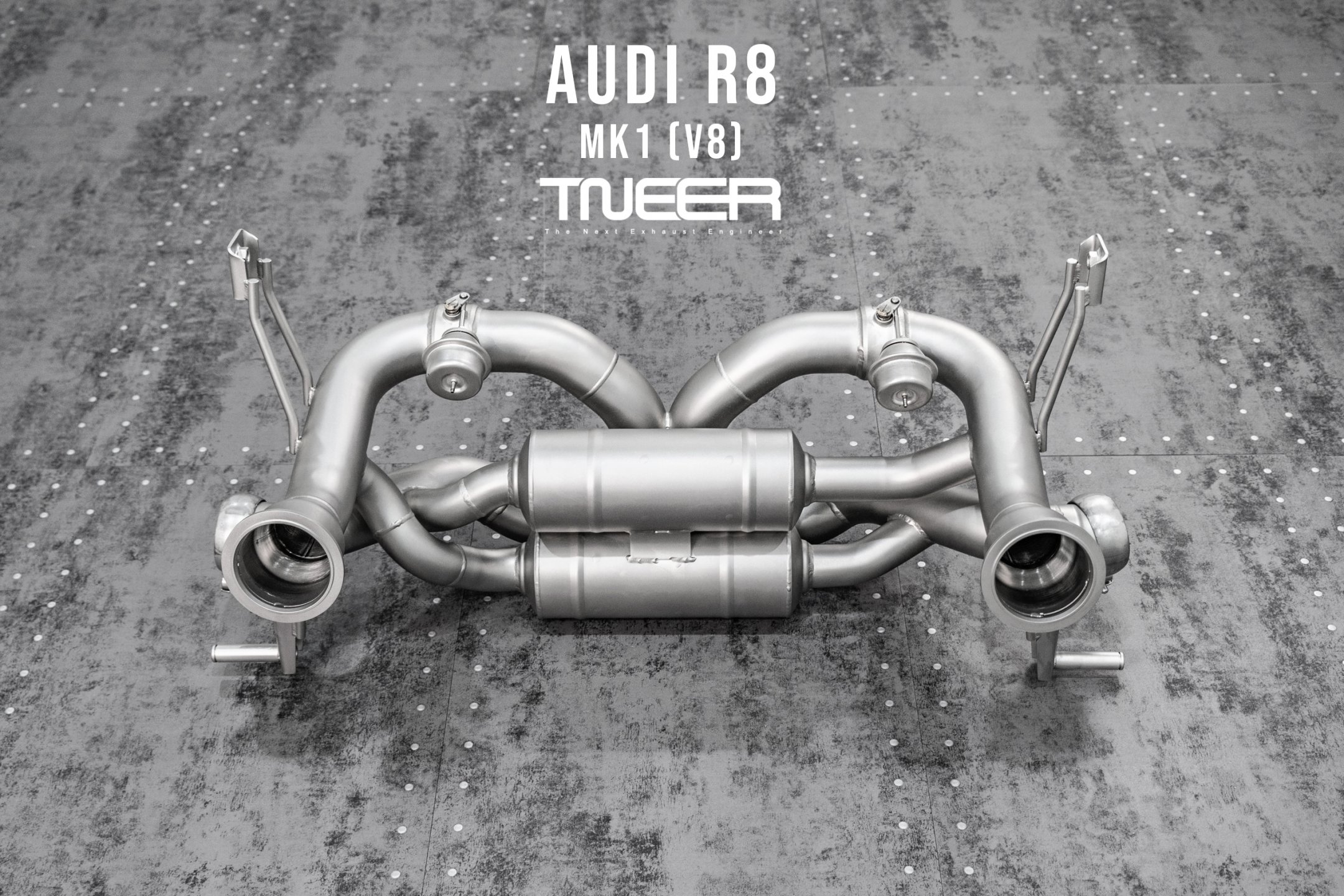 AUDI R8 MK1 V8 / V10 TNEER Quantum Ceramic Titanium Race Exhaust (Non-Valvetronic)