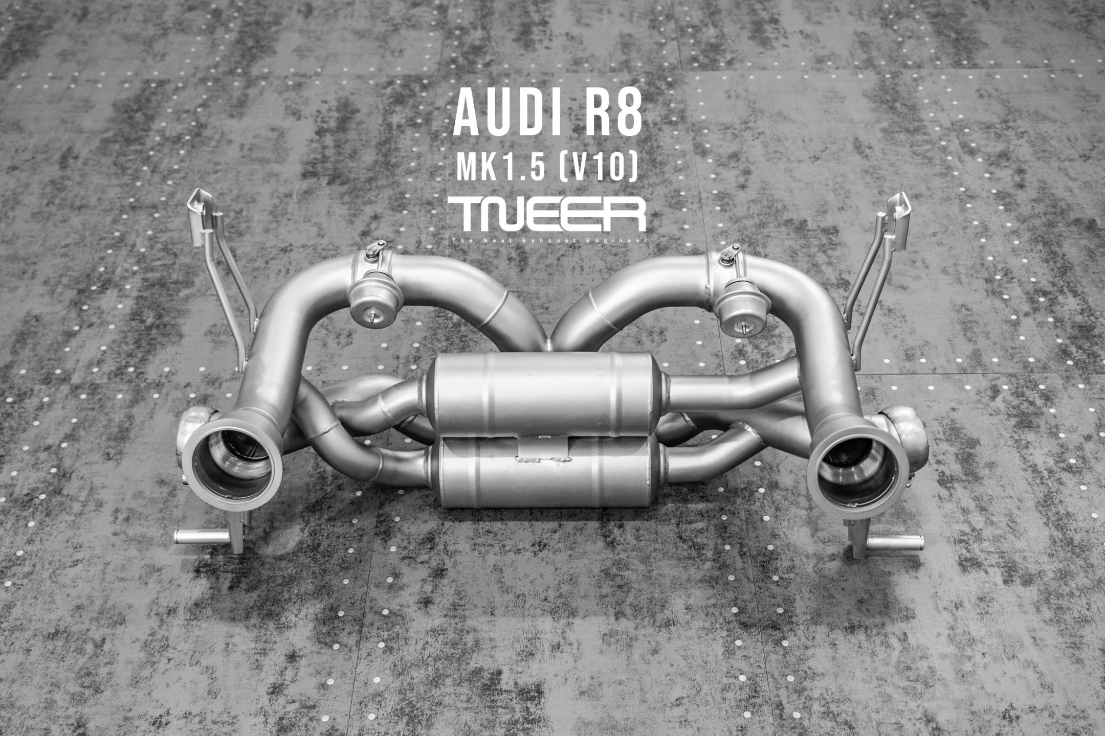 AUDI R8 MK1.5 V8 / V10 TNEER Quantum Ceramic Titanium Exhaust (Non-Valvetronic)